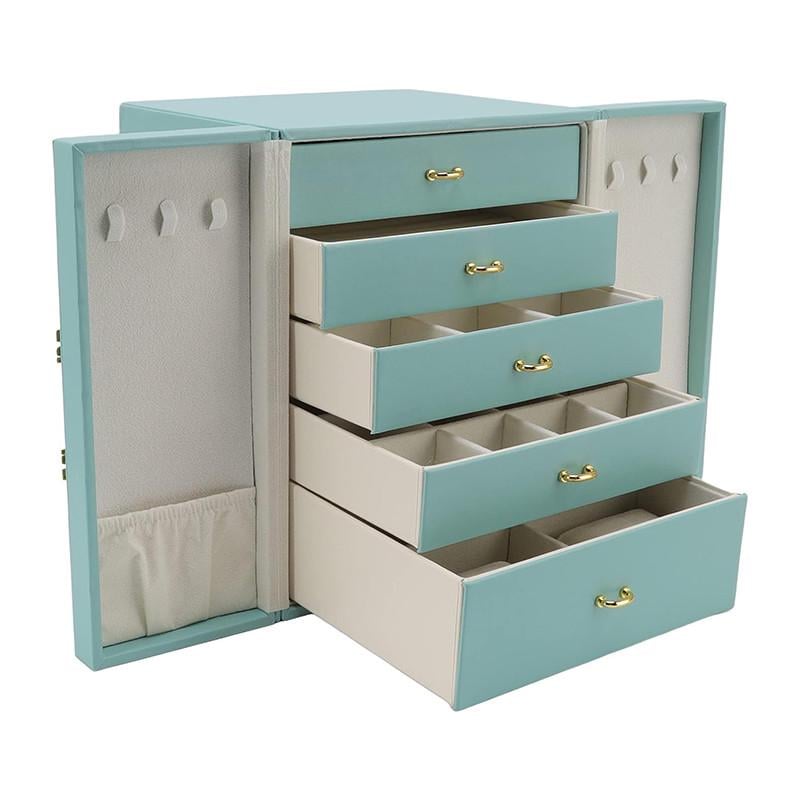 Скринька Casegrace SP-01181 п'ятирівнева 20,7x19,7x25 см Turquoise - фото 4