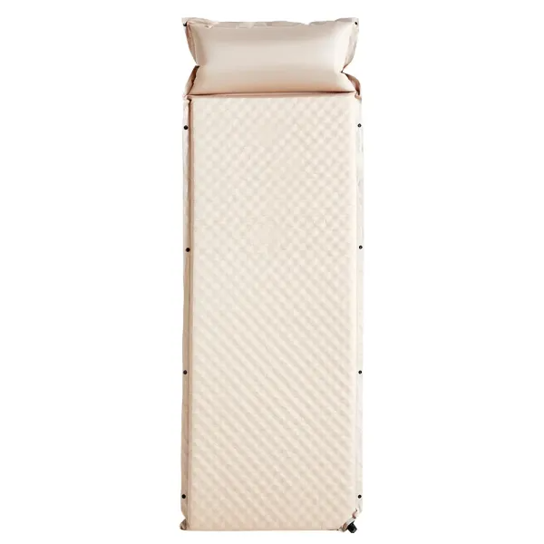 Матрац самонадувающий походный автоматический для сна с подушкой 175х65х4 см Бежевый (SJ-0028-3)