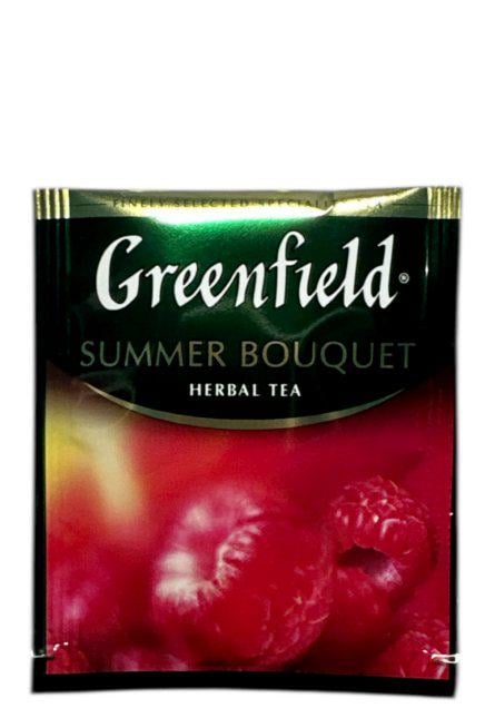 Чай травяной Greenfield Summer Bouquet HoReCo с ароматом малины 100 шт. (710)