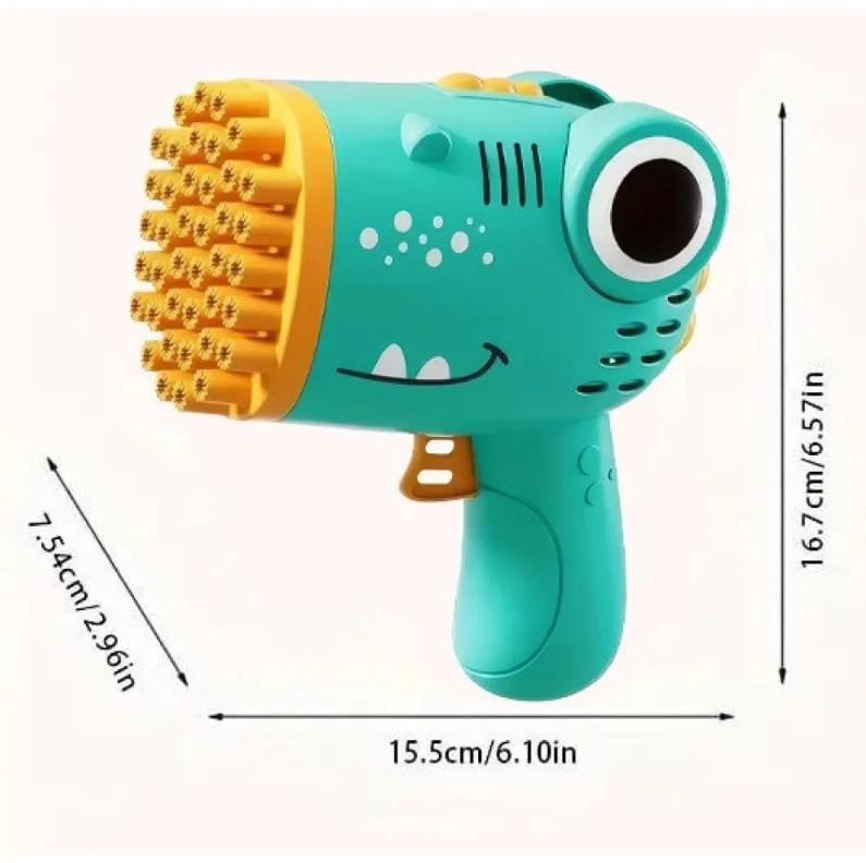 Генератор-пістолет мильних бульбашок Bubble Blaster на батарейках Блакитний (259) - фото 4 Генератор-пістолет мильних бульбашок Bubble Blaster на батарейках Блакитний (259) - фото 4