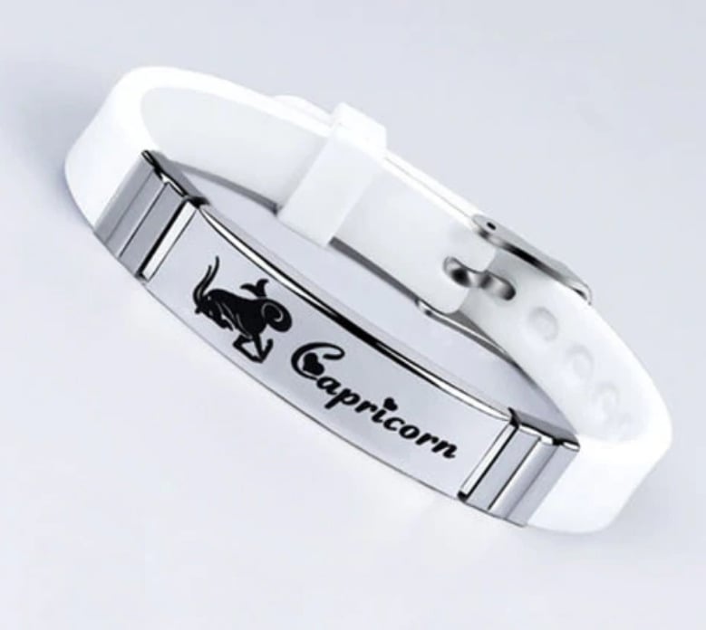 Силиконовый браслет Primo Zodiac Capricorn White (1132462181)