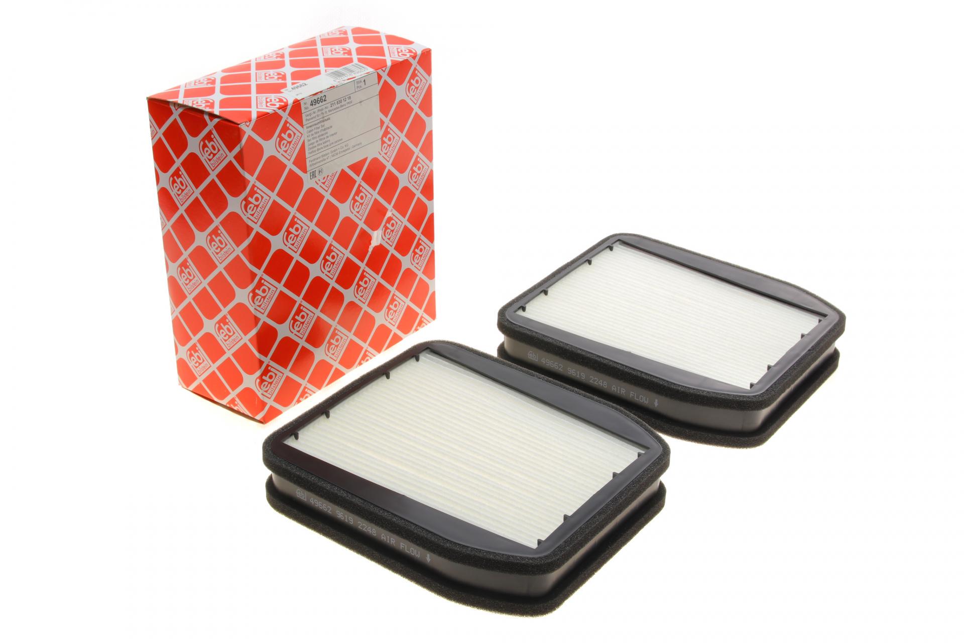 Фільтр салону FEBI BILSTEIN для MB E-class W211 02-08 2 шт. 49662)