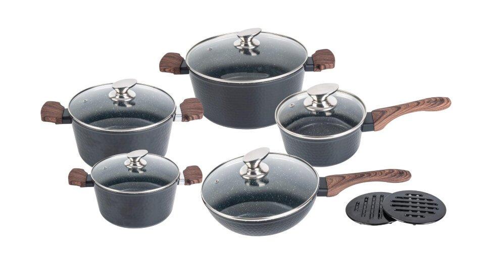 Набор посуды Edenberg EB-5651 алюминиевый с крышками (57-46-EB-5651)