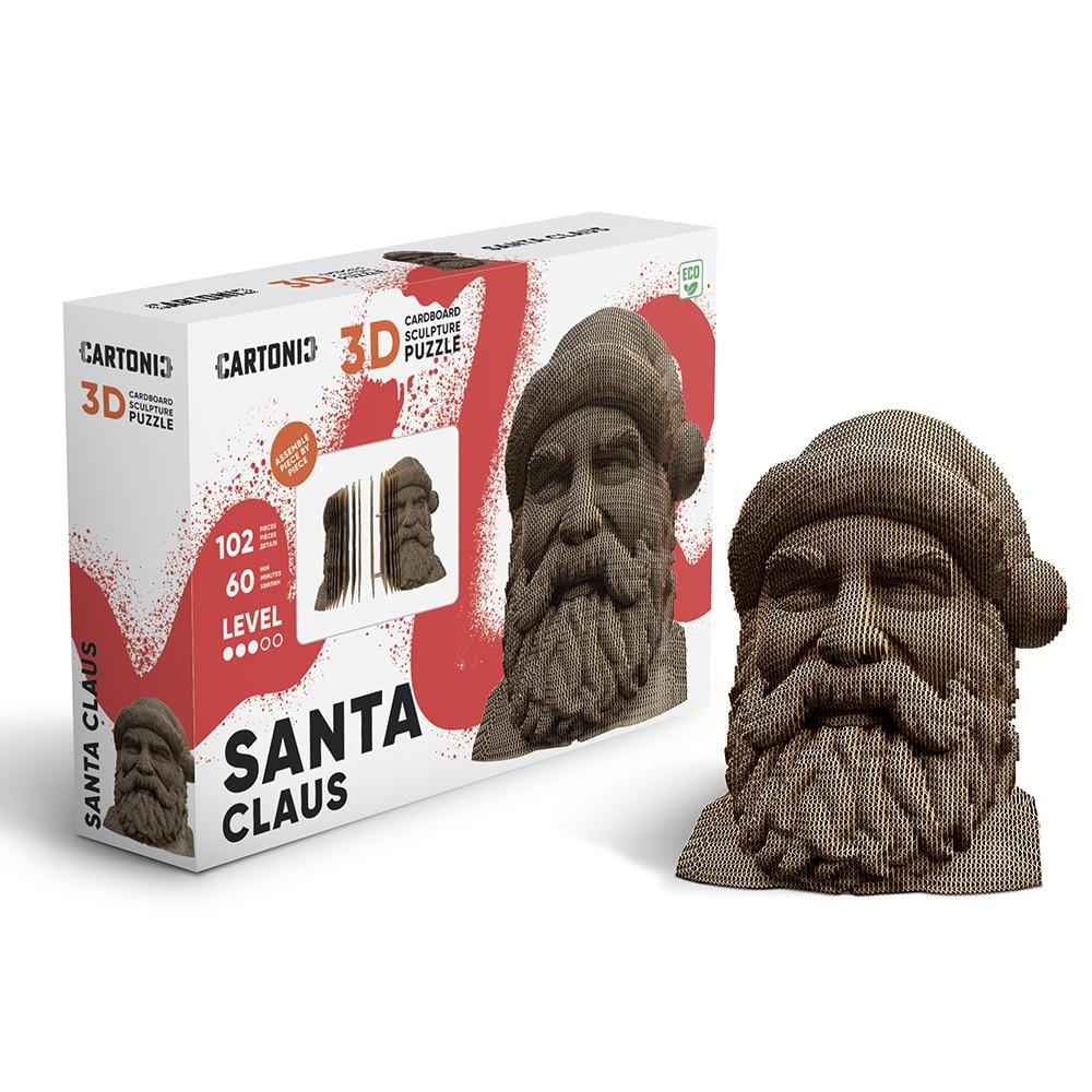 Пазл-конструктор 3D картонный Cartonic 3D Puzzle SANTA CLAUS Дед Мороз Санта Клаус (33394512)