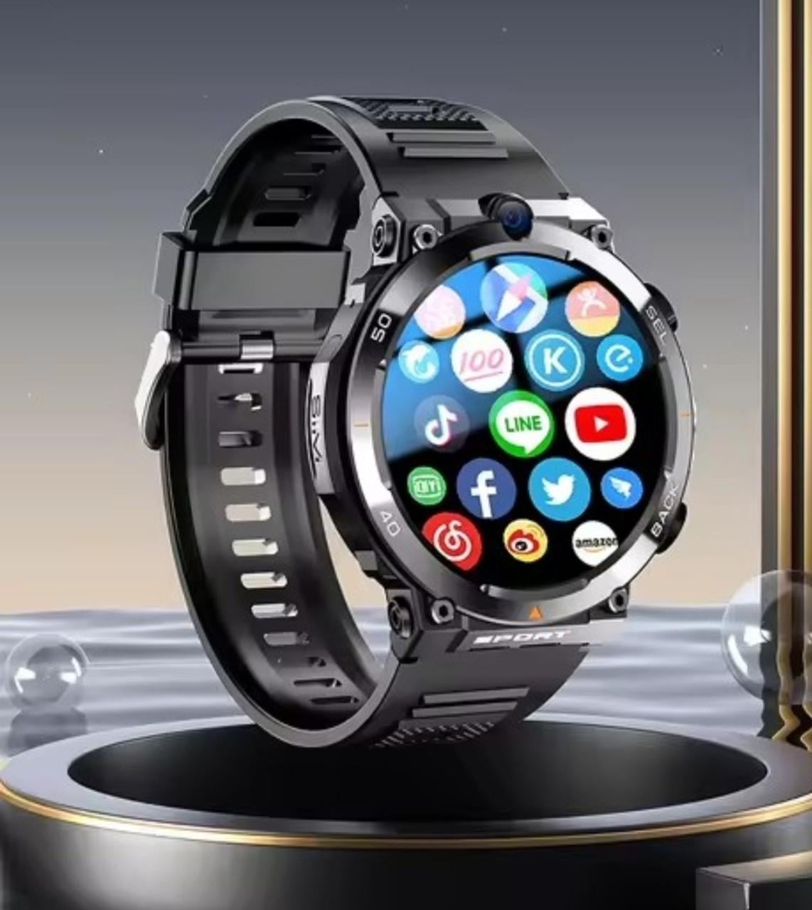 Смарт-годинник 4smarts 4G LTE SIM карта GPS Wi-Fi H10 4/64Gb Android Amoled-дисплей 1,39" (2860618018)