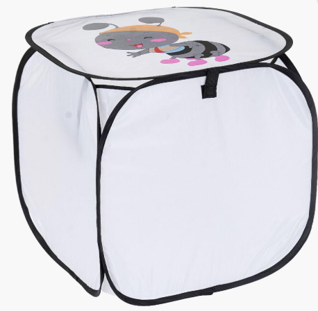 Кошик-органайзер дитячий Весела Бджілка складаний для іграшок з кришкою (32990660) Кошик-органайзер дитячий Весела Бджілка складаний для іграшок з кришкою (32990660)