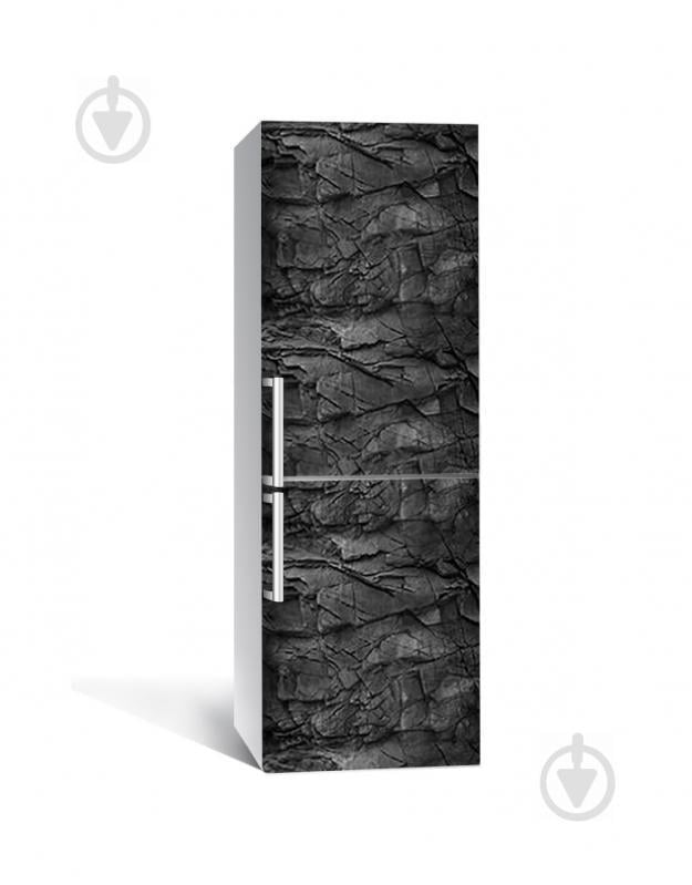 Наклейка на холодильник Zatarga «Древесный уголь» 650х2000 мм виниловая 3Д наклейка декор на кухню