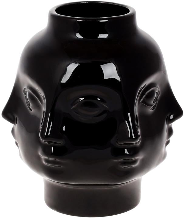 Ваза фарфоровая Иллюзия 14,2х13х15,6 см Черный (BD-727-400)