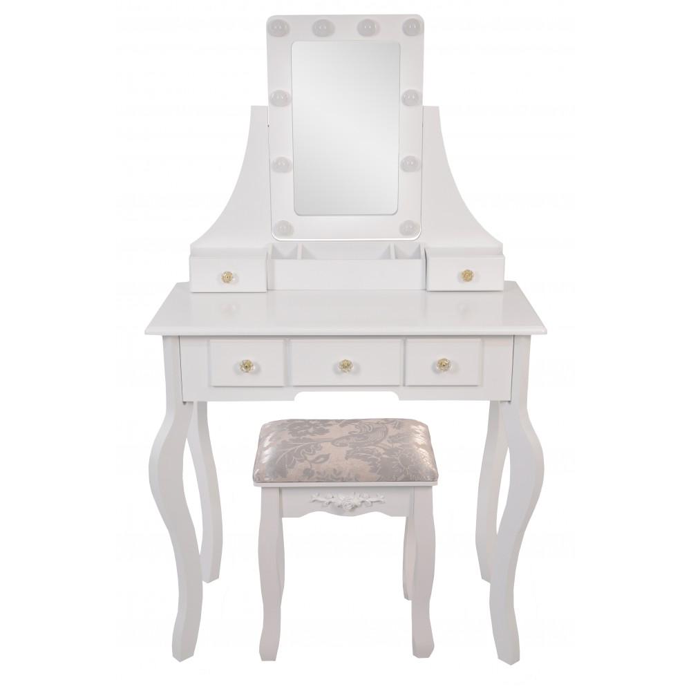 Туалетний столик з підсвіткою Bonro В-065L (20000016) - фото 13 Туалетний столик з підсвіткою Bonro В-065L (20000016) - фото 13