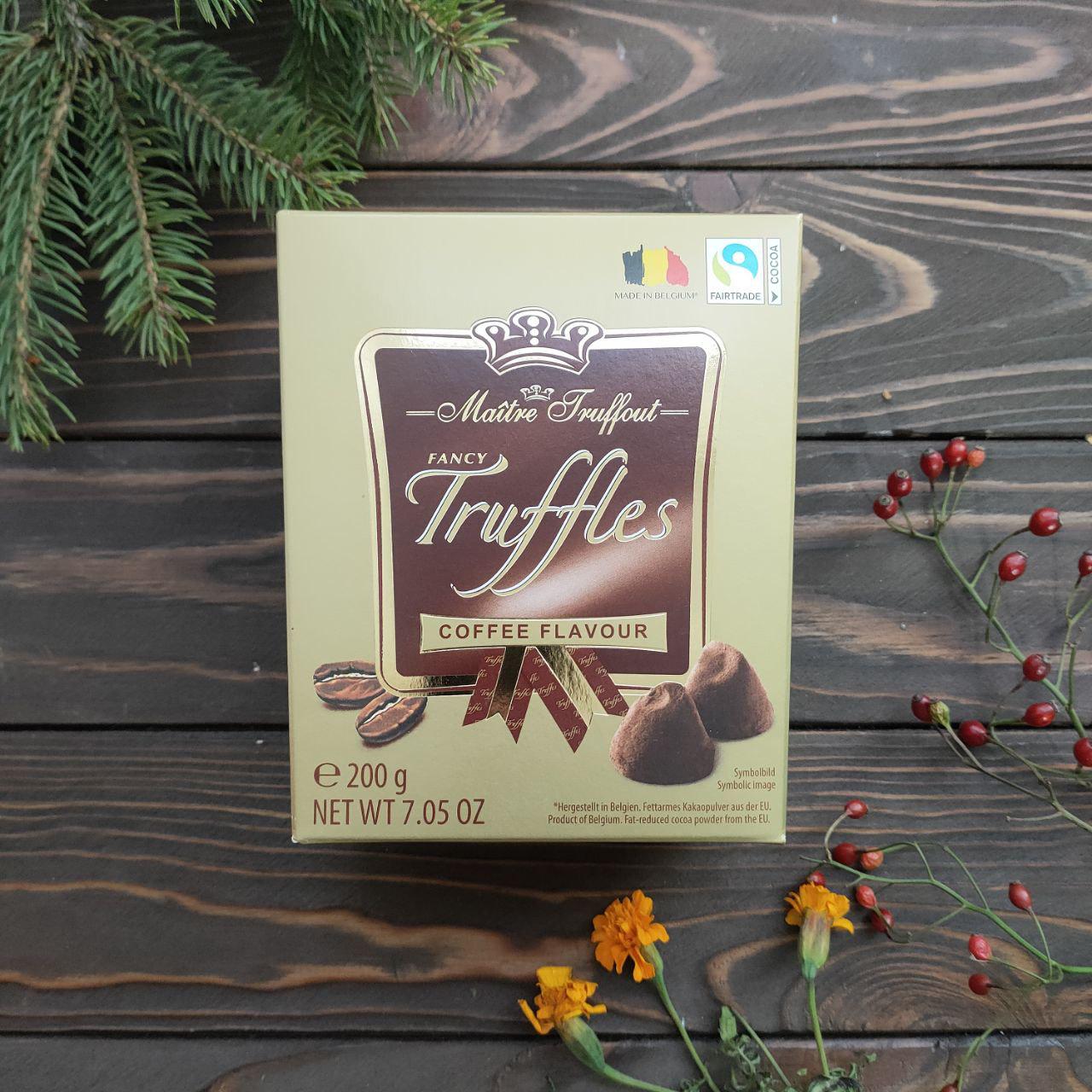 Трюфель шоколадний з ароматом кави Maitre Truffout Truffles Coffee Flavour 200 г (57417) - фото 2
