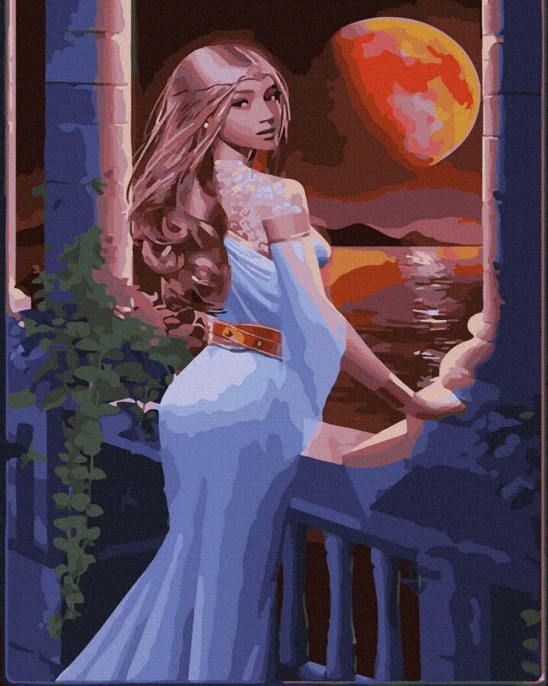 Картина по номерам Brushme Красотка в гареме 40x50 см (BRM41292)