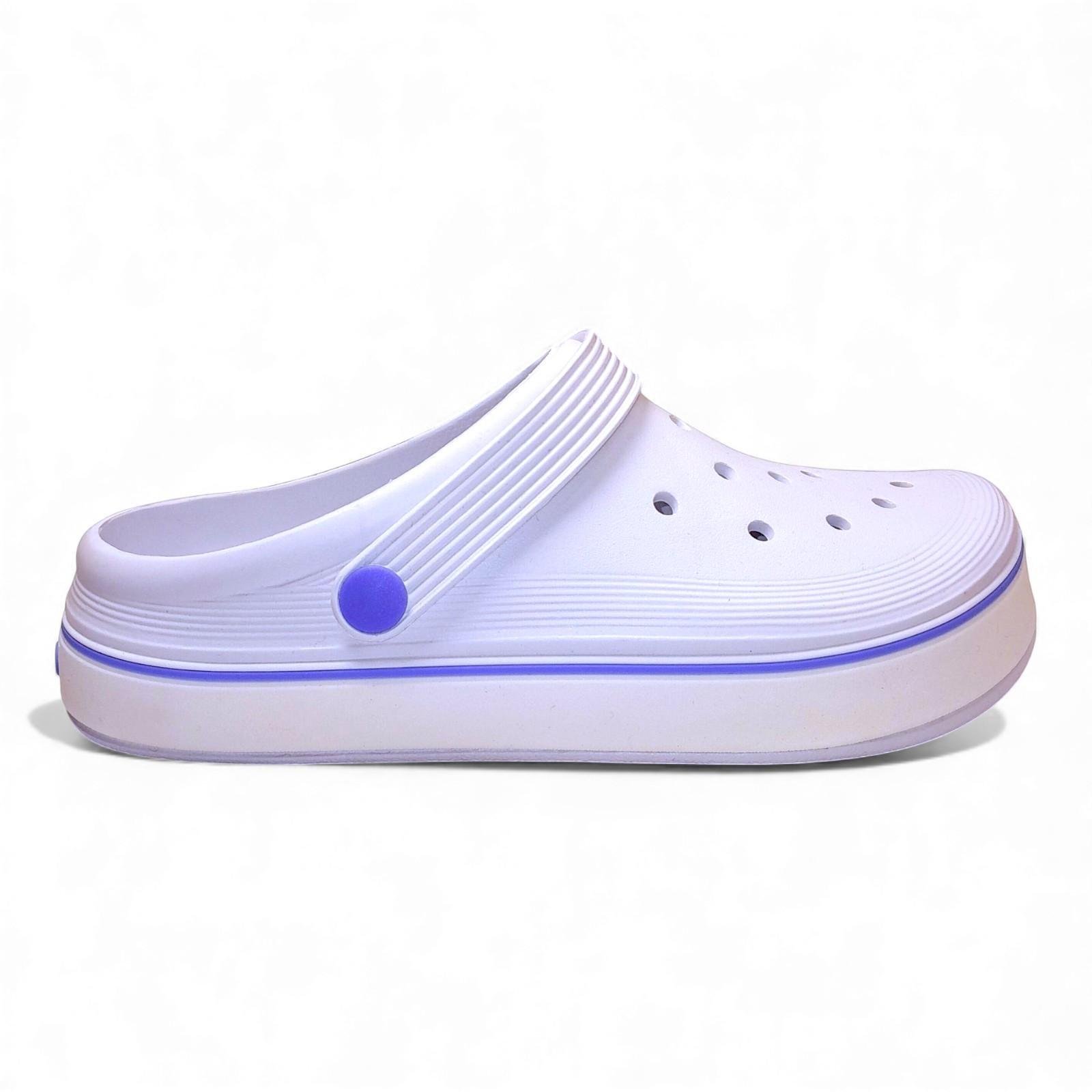 Сабо женские Dago из EVA-пены с голубой лентой р. 37 23,5 см Белый (2821334532) - фото 3 Сабо женские Dago из EVA-пены с голубой лентой р. 37 23,5 см Белый (2821334532) - фото 3