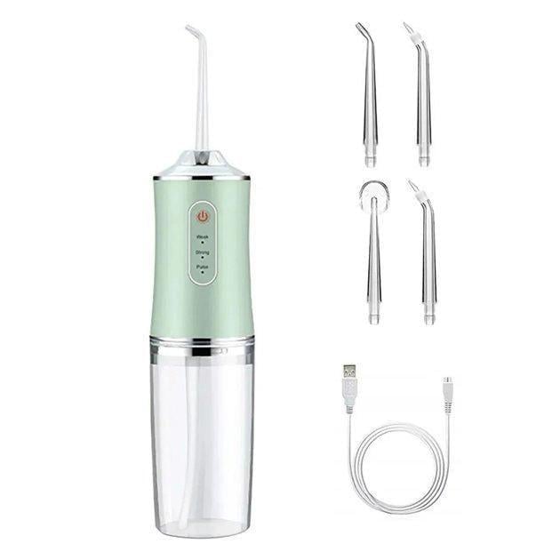 Ирригатор портативный электрический Oral Irrigator Зеленый/прозрачный (S3J2-WGreen) Ирригатор портативный электрический Oral Irrigator Зеленый/прозрачный (S3J2-WGreen)
