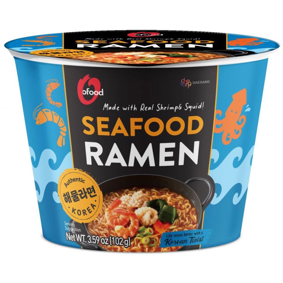 Лапша рамен Ofood Seafood Ramen в миске 102 г (2543206411)