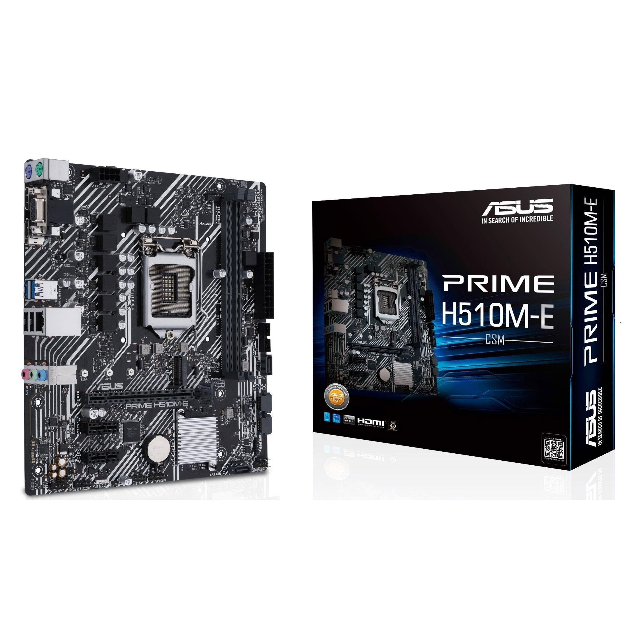 Материнская плата Asus PRIME H510M-E (12430273) - фото 4