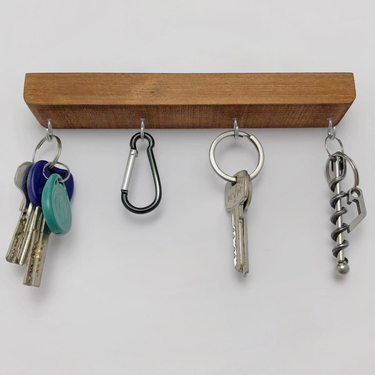 Ключница настенная 5dk8 на 4 крючка Тик (12292747) - фото 5 Ключница настенная 5dk8 на 4 крючка Тик (12292747) - фото 5