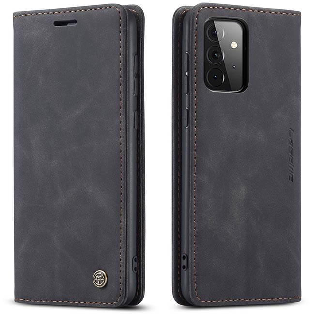 Чехол книжка с магнитом CaseMe на Samsung Galaxy A72 A725 Black (21908-2B)