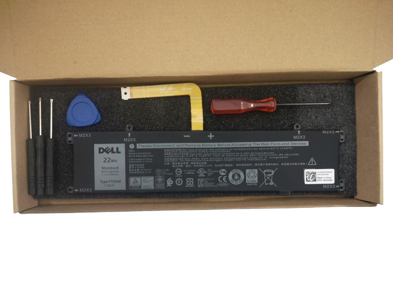 Акумулятор для Dell Latitude E7285/7285/2-IN-1 Keyboard/06HHW5/FTD6M 2750 mAh 22Wh (22362641)