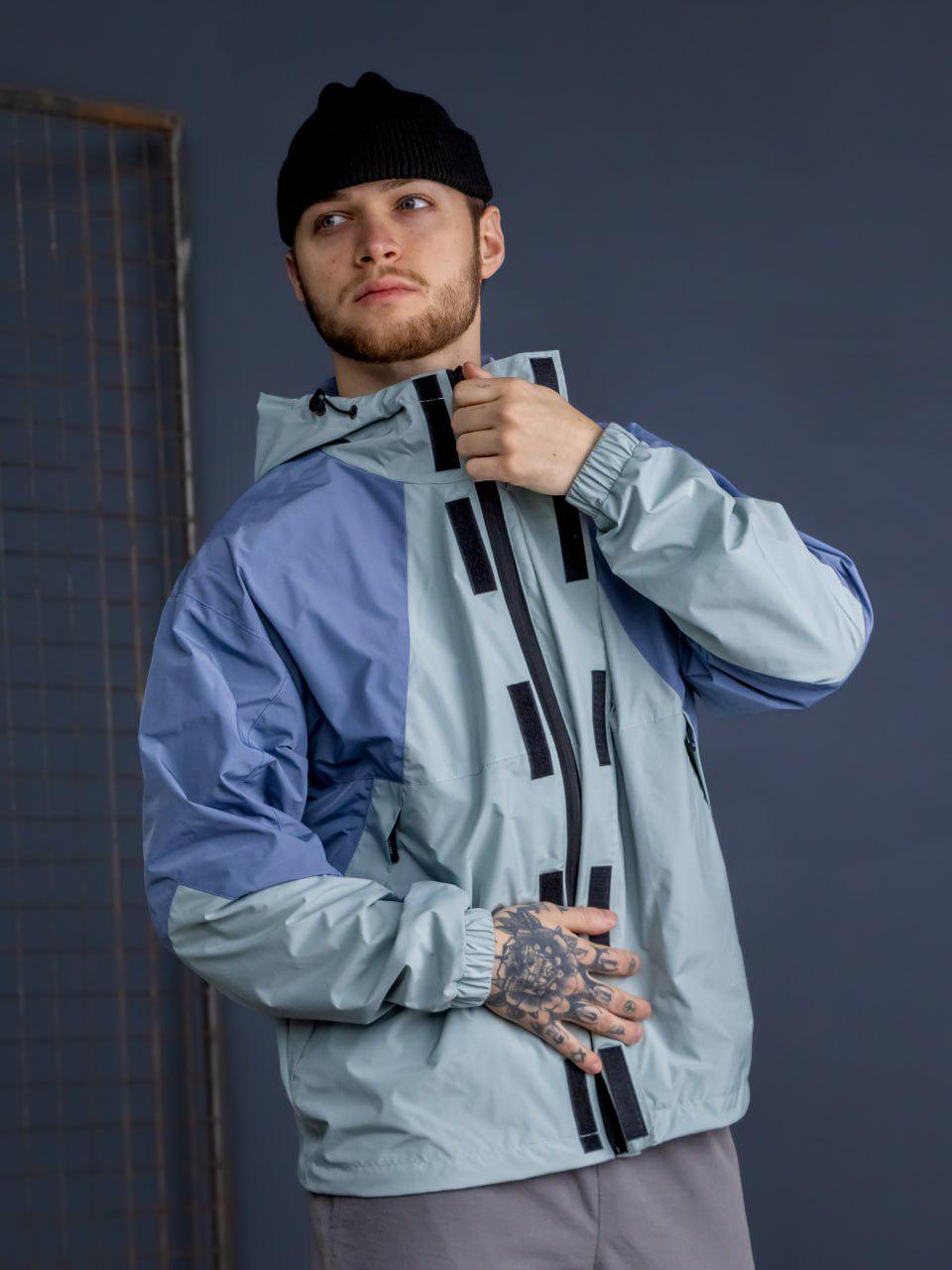 Ветровка мужская Urban водоотталкивающая S Голубой (26458/1/1)