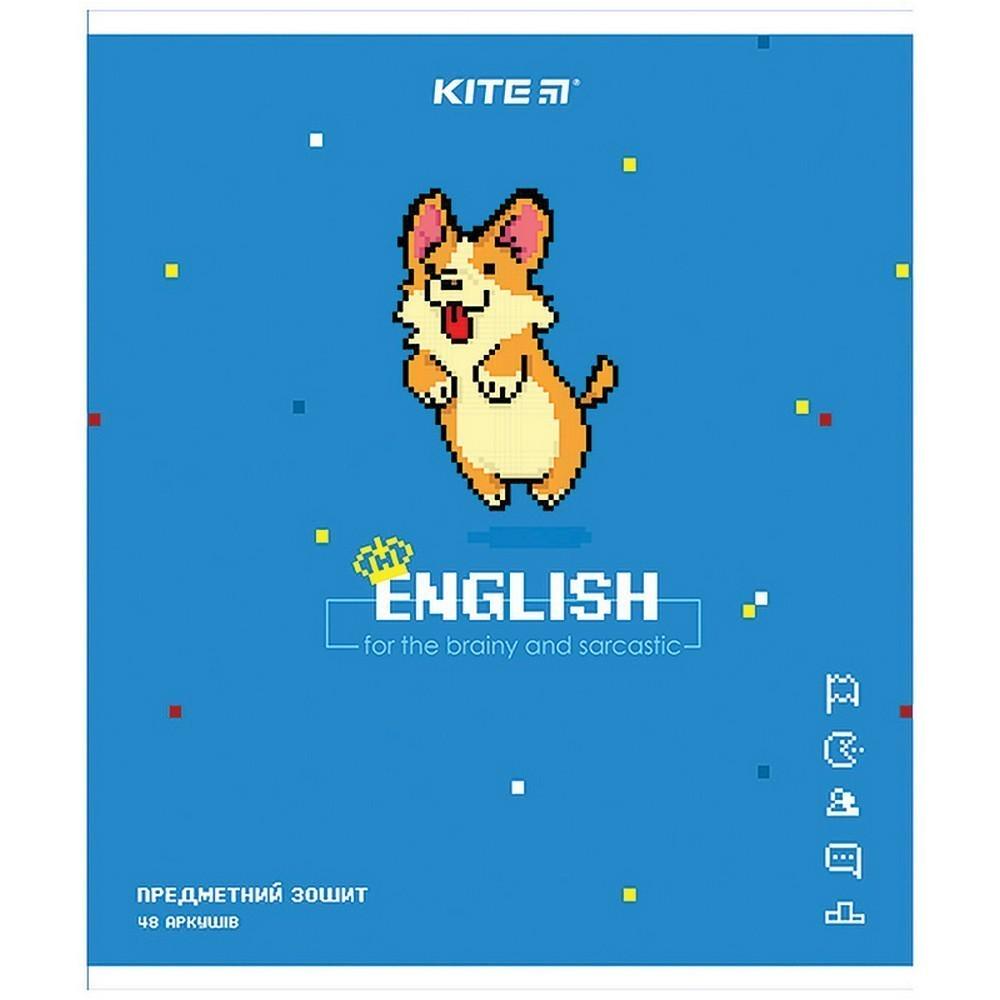 Комплект предметных тетрадей KITE Pixel Английский язык 8 шт. (K21-240-10_8pcs)