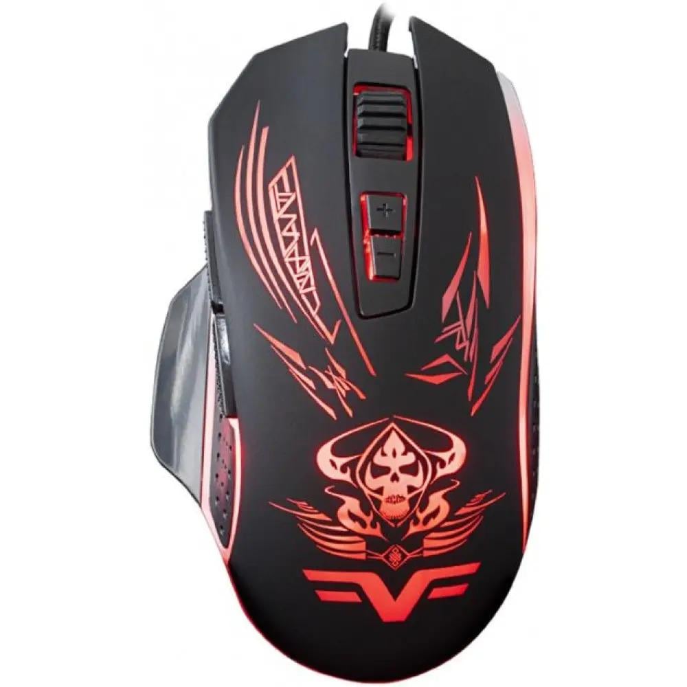 Мышка Frime Drax для ПК оптическая 2400dpi проволочная с подсветкой Черный (628285)