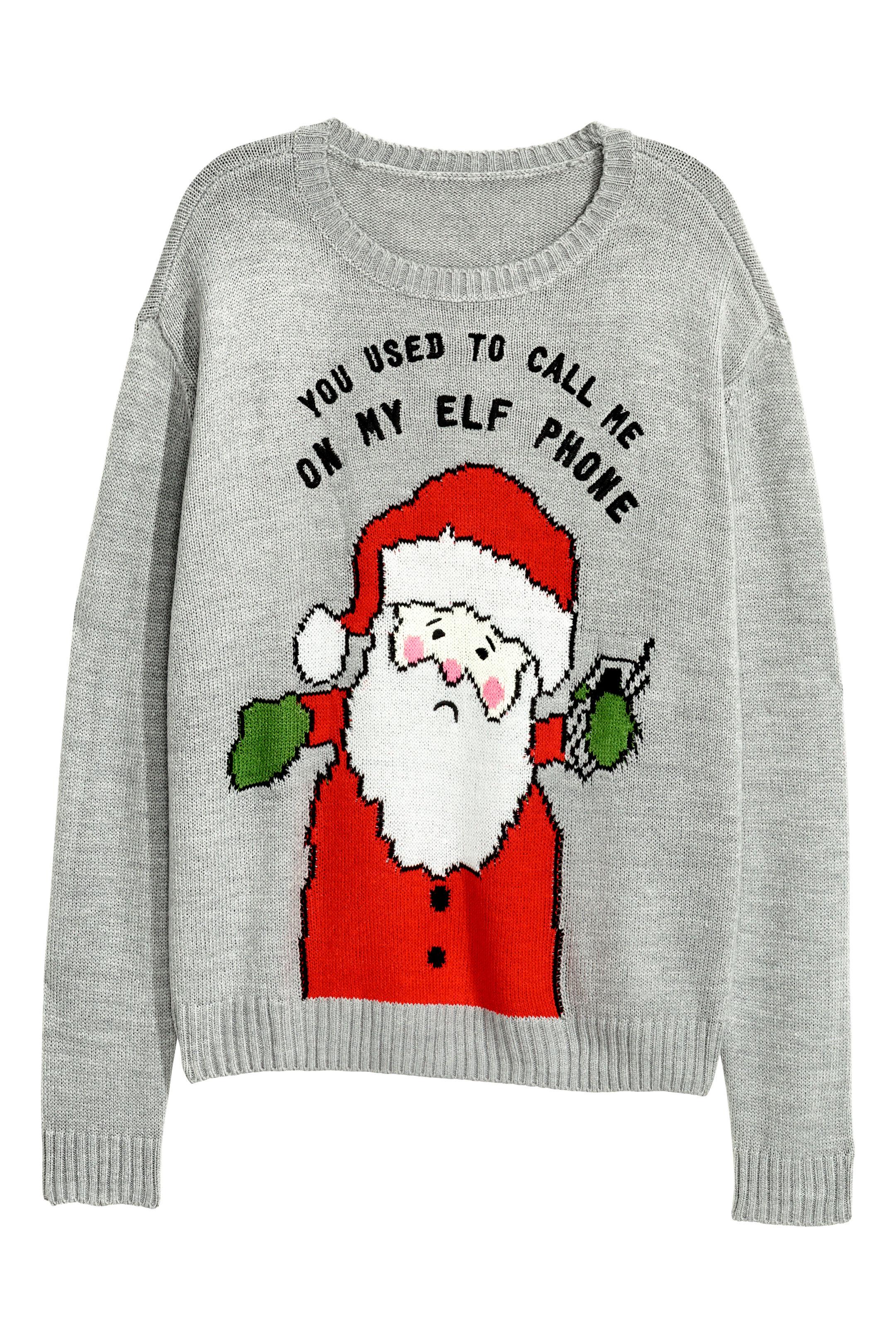 Джемпер H&M L Серый (4195074) Джемпер H&M L Серый (4195074)