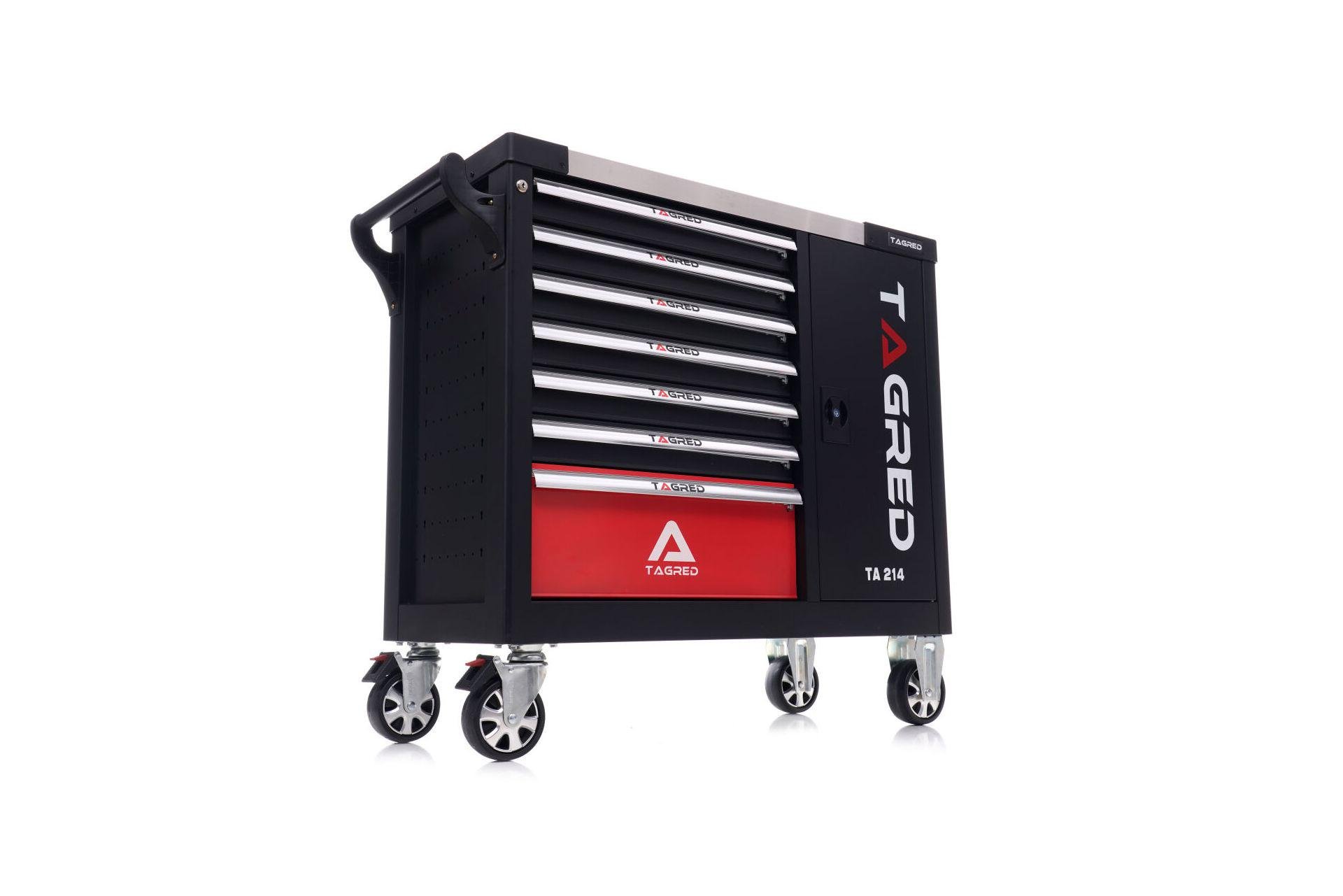 Візок з інструментами Tagred TA214 для майстерні 298 ел. (12738786)