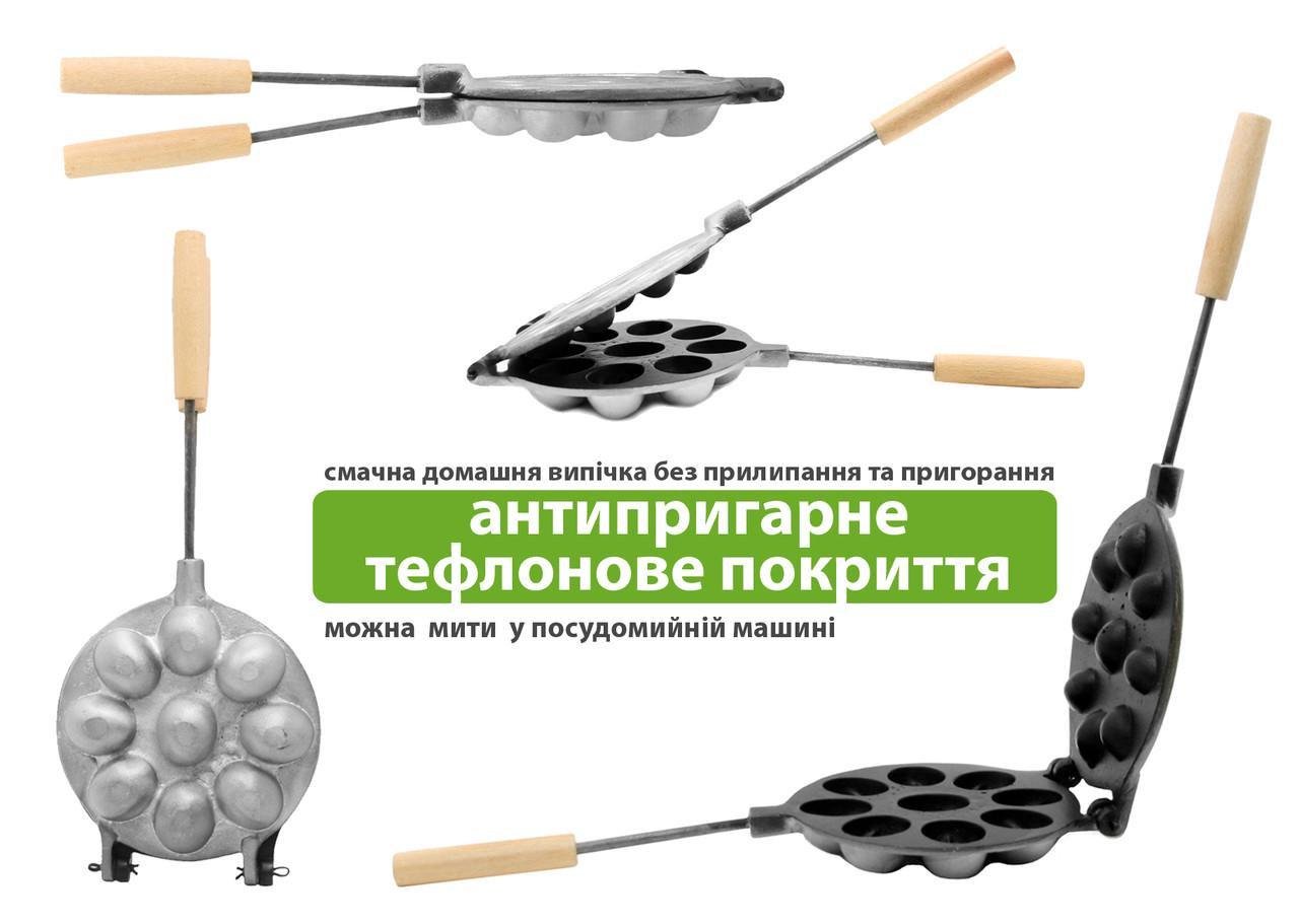 Форма для выпечки орешек на газу 9 больших орехов 16 половинок (23964663) - фото 5 Форма для выпечки орешек на газу 9 больших орехов 16 половинок (23964663) - фото 5