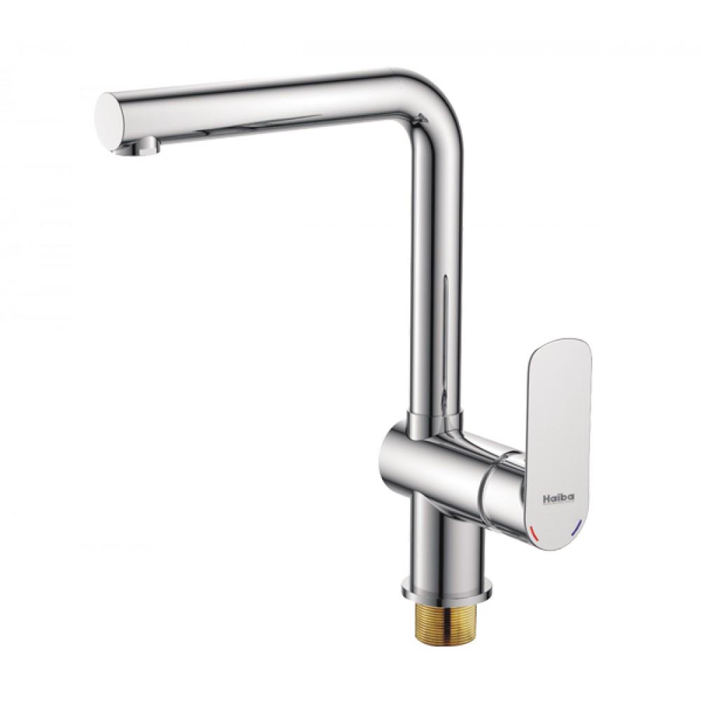 Смеситель для кухни Haiba Asio 018 (119601) Смеситель для кухни Haiba Asio 018 (119601)