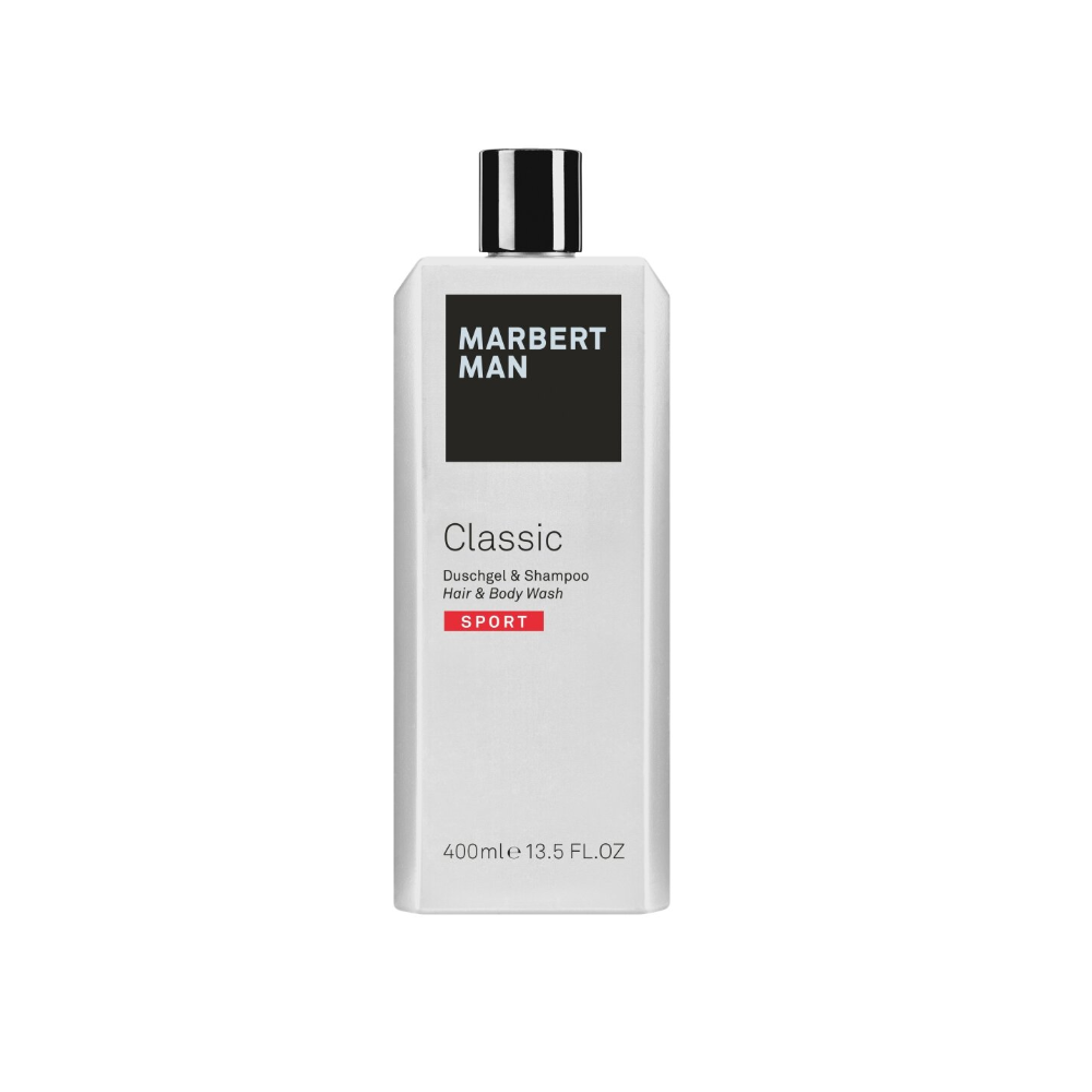 Шампунь та гель для душу Marbert Man Classic Sport Hair & Body Wash 400 мл (455030)
