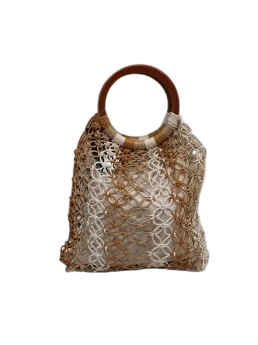 Сумка плетена Kamoa O/S Кава з молоком (Delos-ORIGINAL)