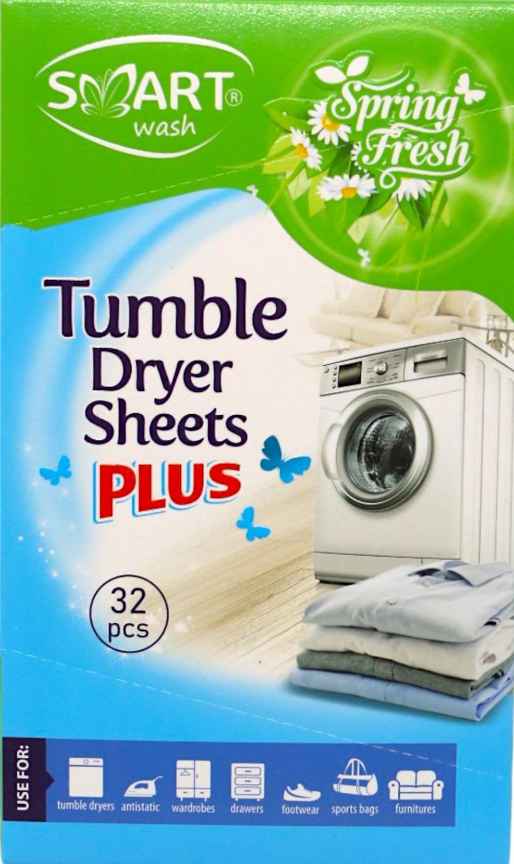 Серветки для ароматизації шафи та сушильної машини Smart Spring Fresh 32 шт. (21950)