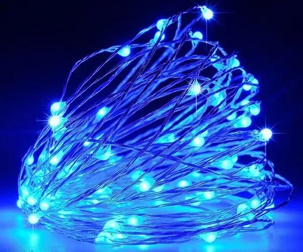 Гирлянда Капелька RD-7106 100LED 10 м на медной проволоке Синий Гирлянда Капелька RD-7106 100LED 10 м на медной проволоке Синий