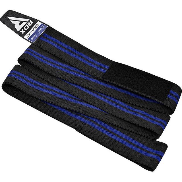 Бинти на коліна RDX GYM KNEE WRAP R11 Black/Blue (A-013184) - фото 4 Бинти на коліна RDX GYM KNEE WRAP R11 Black/Blue (A-013184) - фото 4