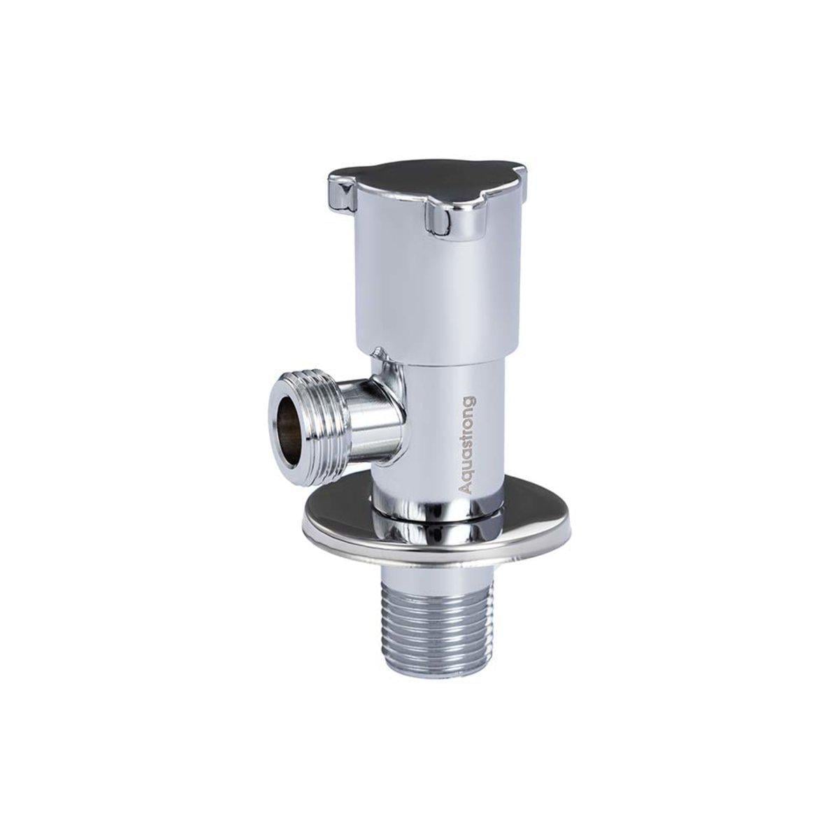 Кран угловой Aquastrong C5 1/2"x3/4" ЗЗ нержавеющая сталь Хром (PUD-C513)