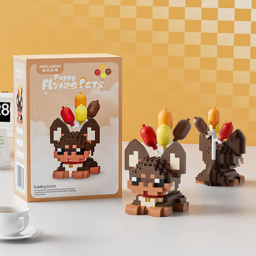 Конструктор блоковый детский Flying Pets фигурка Собачка Чихуахуа (K210)