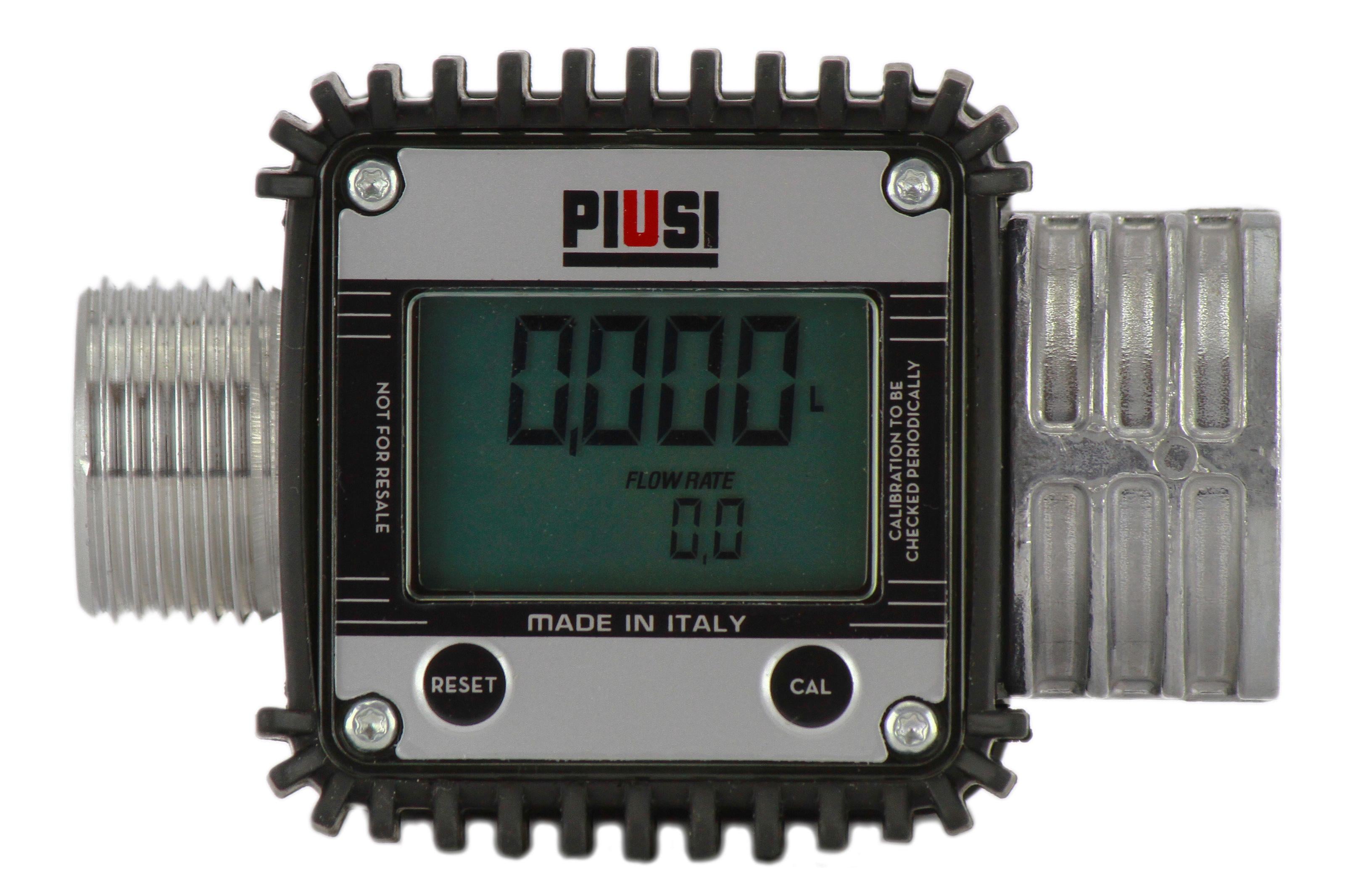 Счетчик топливный Piusi K-24 высокоточный до 120 л/мин BSPP 1"