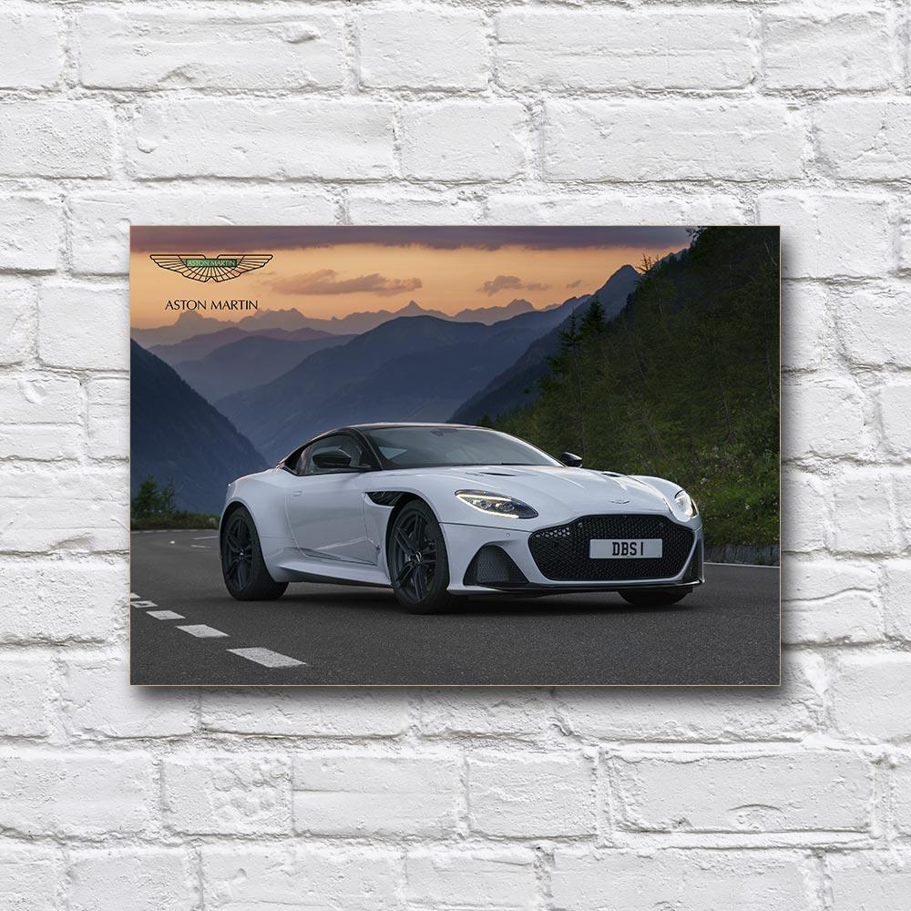 Постер деревянный Aston Martin DBS 210х297 мм (18166867)