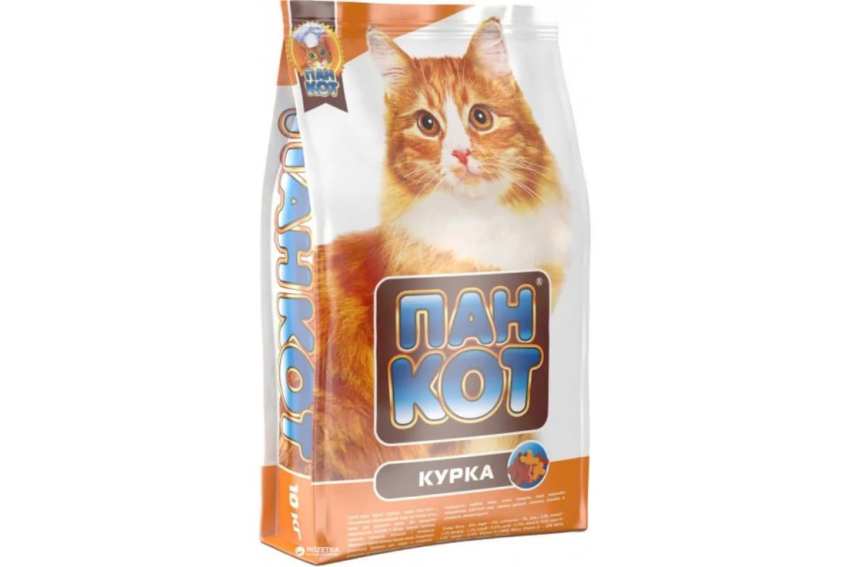 Корм для кошек Пан Кот Курка 10 кг (651) Корм для кошек Пан Кот Курка 10 кг (651)