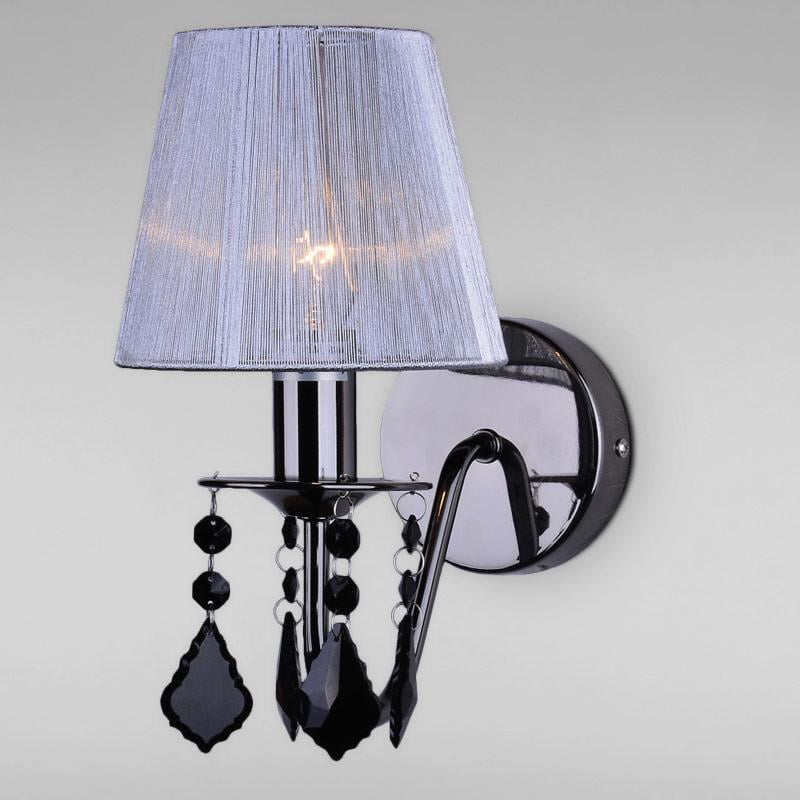 Бра настенное Light House LS-11489BL-1 BL SILVER Черный/Серебро Бра настенное Light House LS-11489BL-1 BL SILVER Черный/Серебро