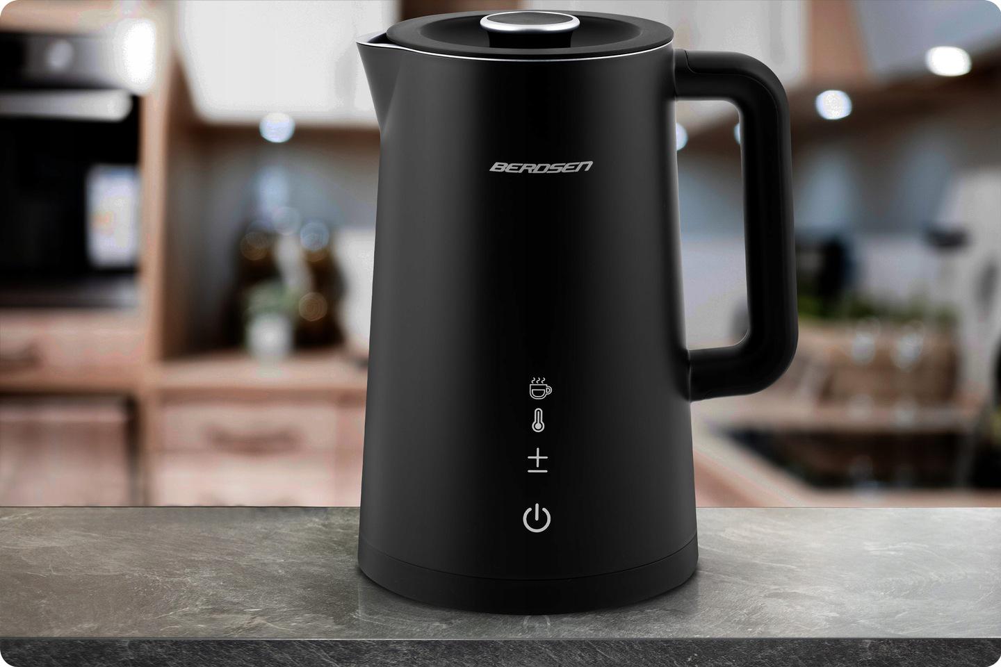 Електрочайник Berdsen BD-709 з сенсорним дисплеєм 1,7 л Чорний (370900) - фото 3 Електрочайник Berdsen BD-709 з сенсорним дисплеєм 1,7 л Чорний (370900) - фото 3