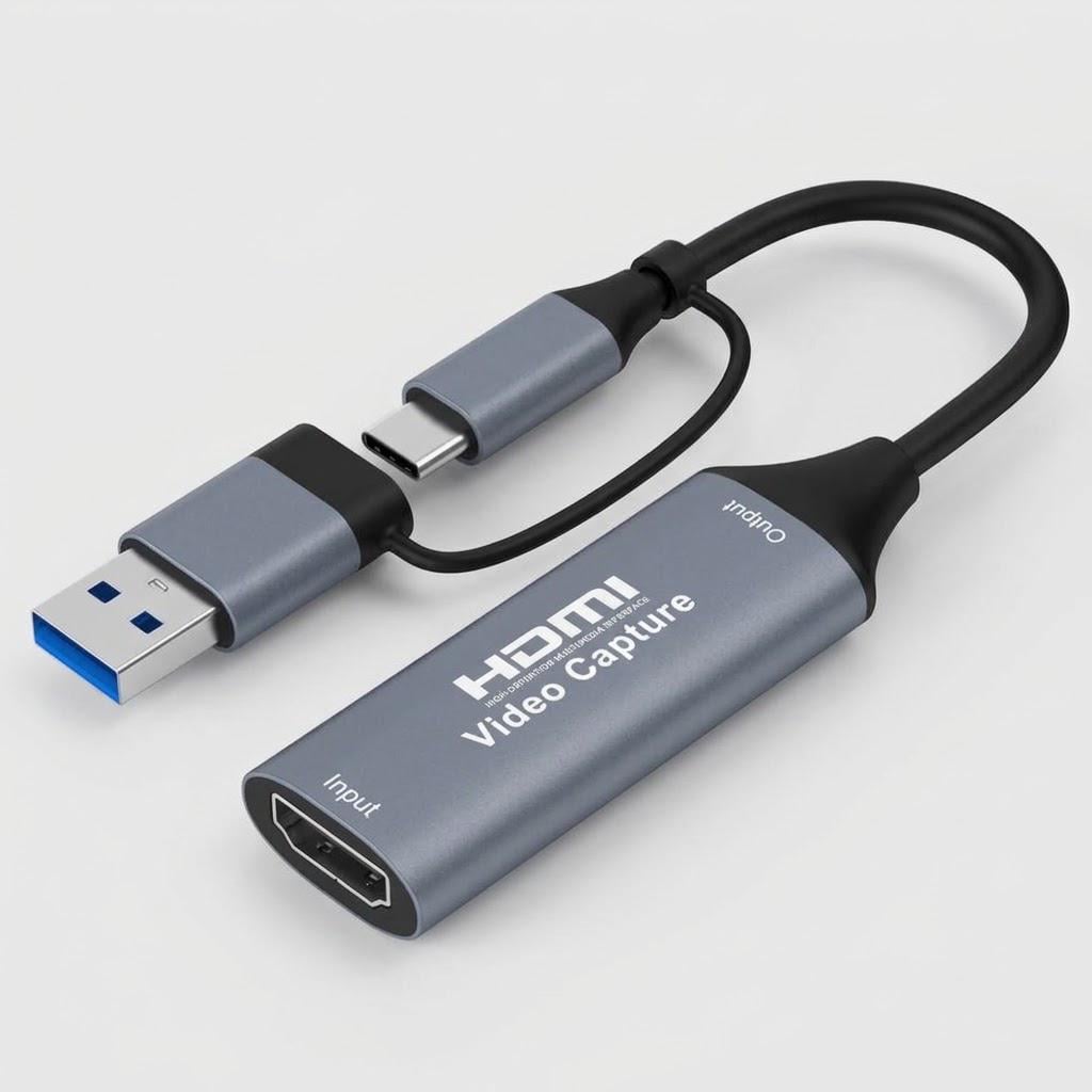Карта видео оцифровки внешняя карта видеозахвата Type-C USB 3.0 4K HDMI (3027096925)
