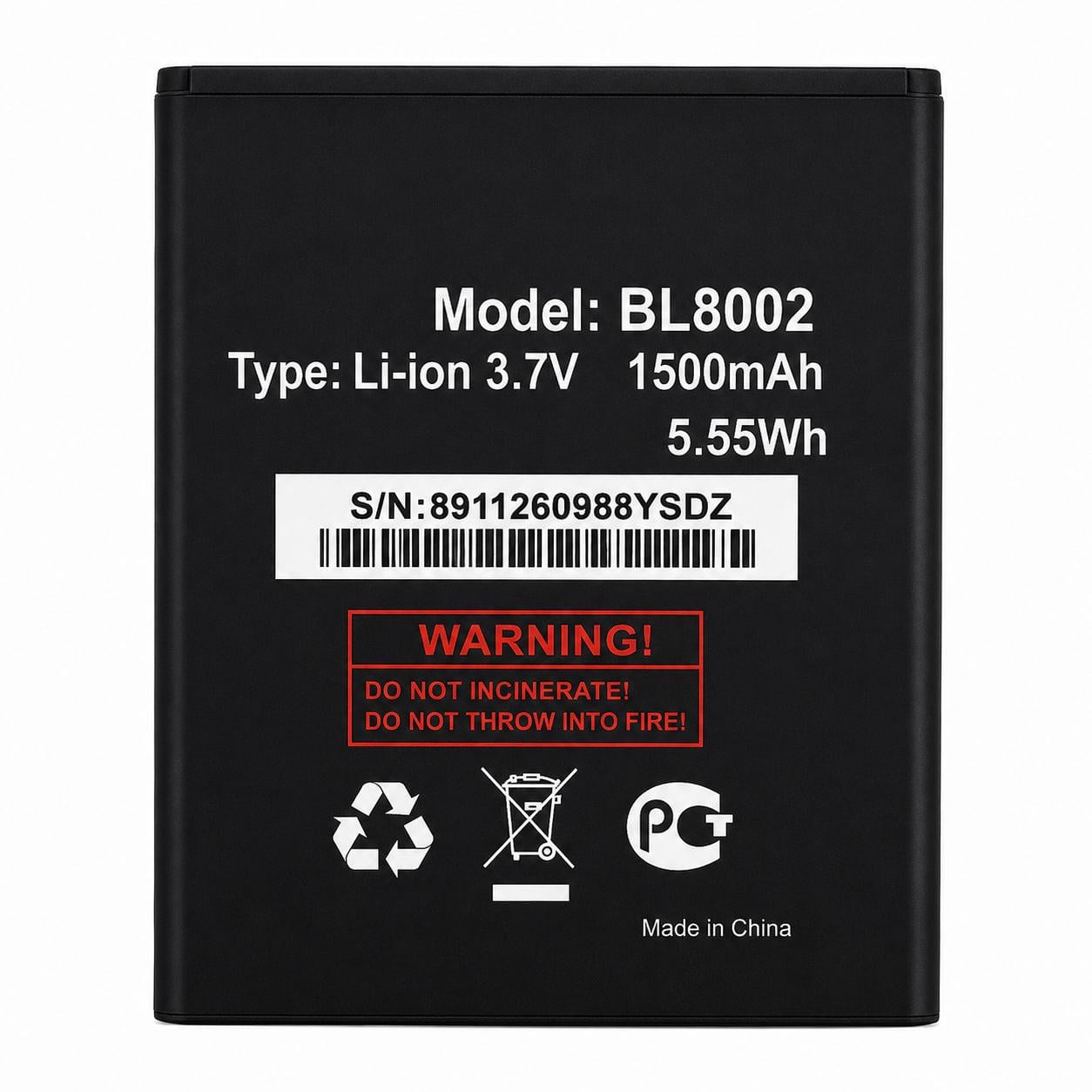 Аккумулятор BL8002 для Fly IQ4490I 1500 mAh (3511756)