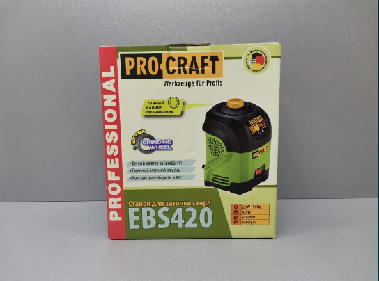 Верстат для заточування свердлів ProCraft EBS-420 (27140450) - фото 3