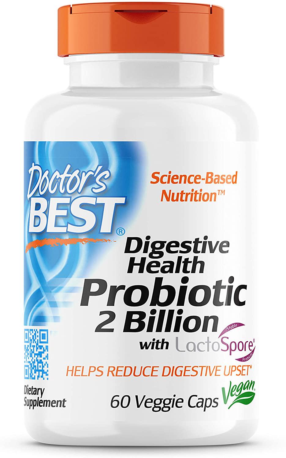 Витамины Digestive Health Probiotic 2 Billion 60 капсул