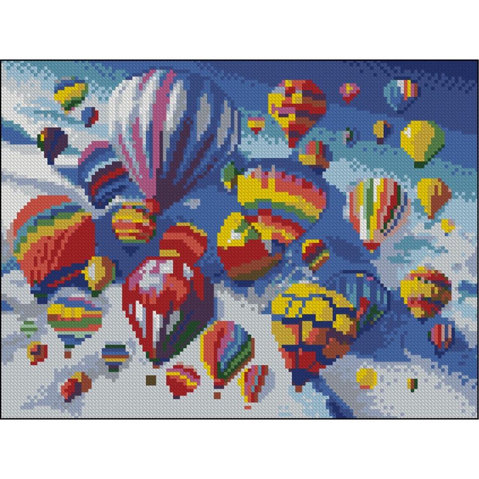 Алмазна мозаїка Strateg Подорож 30х40 см Різнокольоровий (VM-127-A-449)