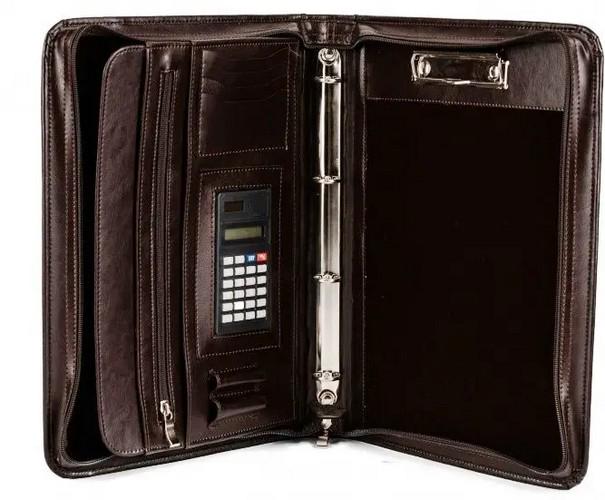 Папка деловая из искусственной кожи AMO Коричневый (super309_SSBW04 brown)