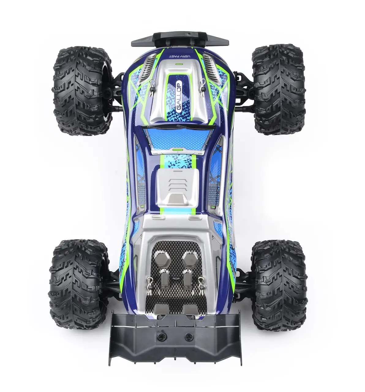 Машинка позашляховик на радіокеруванні CONQUER 4Х4 50 км/ч Blue (hp2-oar-9dp) - фото 2