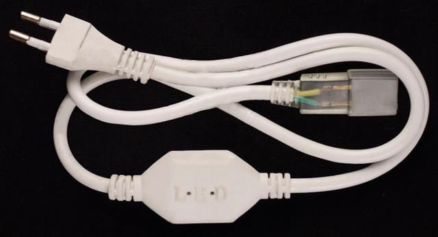 Шнур мережевий для неону 2-жильний статичний режим (SZ-174001) - фото 2 Шнур мережевий для неону 2-жильний статичний режим (SZ-174001) - фото 2