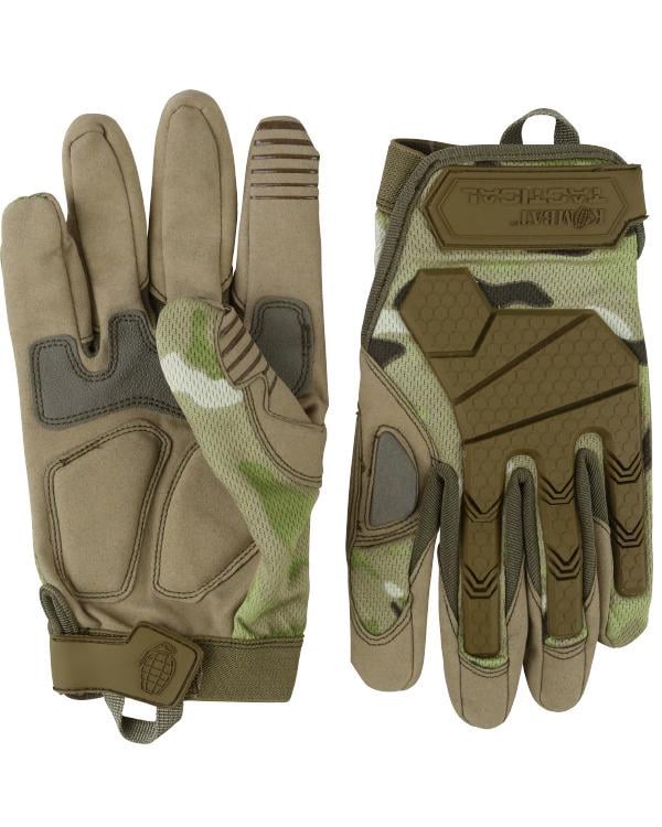 Перчатки военные Kombat UK Alpha Tactical Gloves S Мультикам (1000-kb-atg-btp-s)